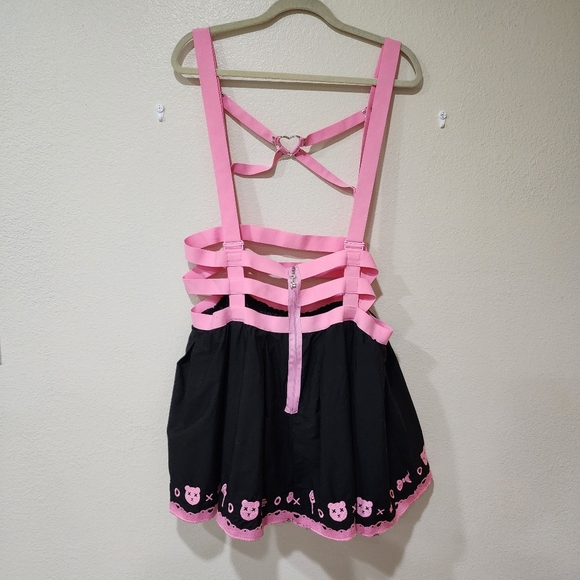 Littleforbig Overall Skirt Romper Teddy Bear Overall Skirt Rhinestone size 4XL - Picture 9 of 9